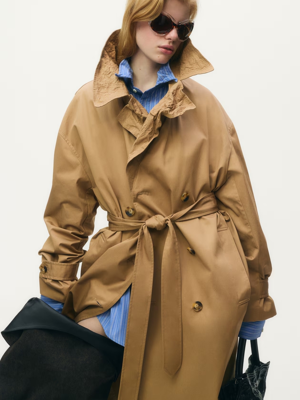 H&M ×Glen MARTENS LIMITED EDITION Camel Trench Coat